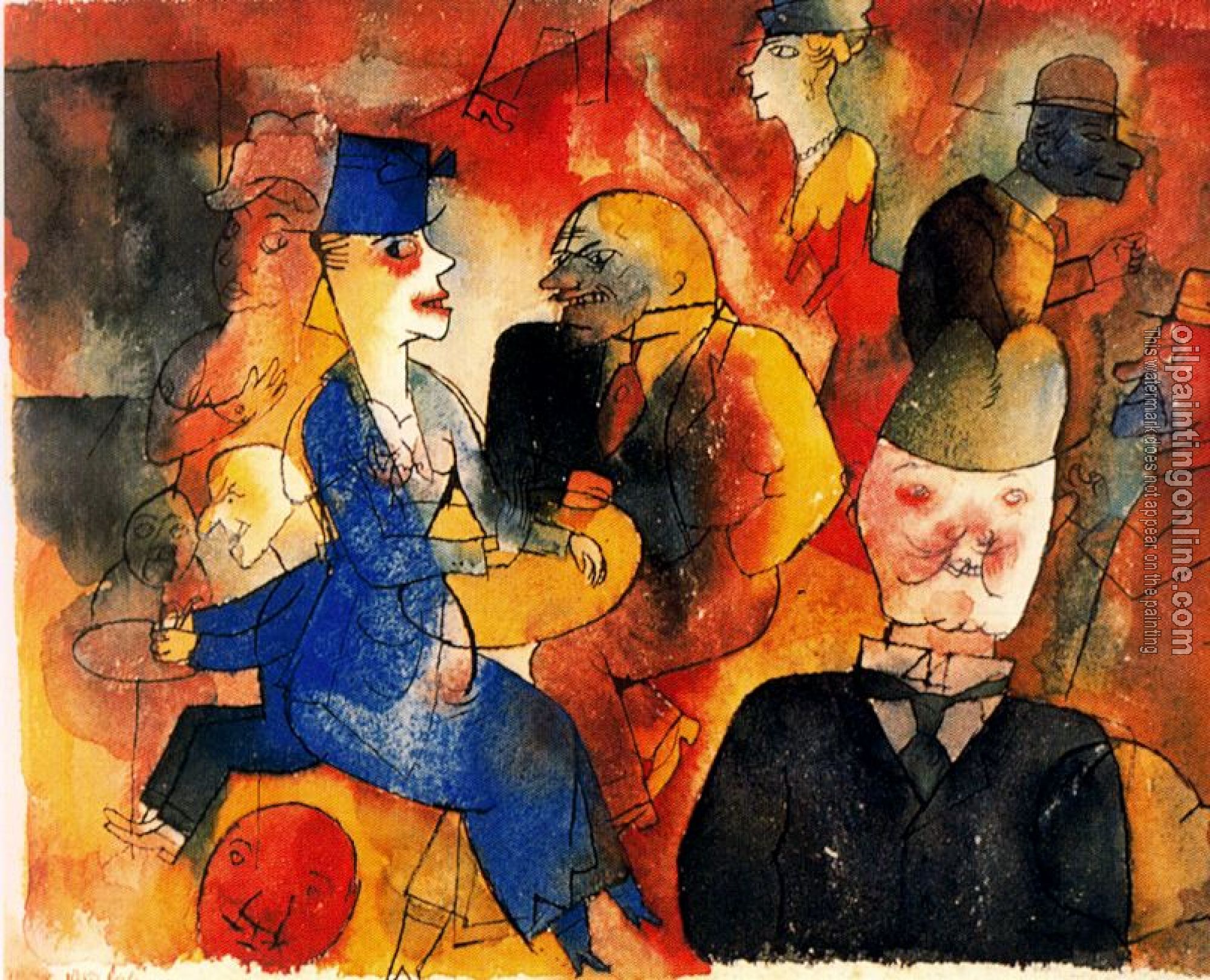 George Grosz - Cafe